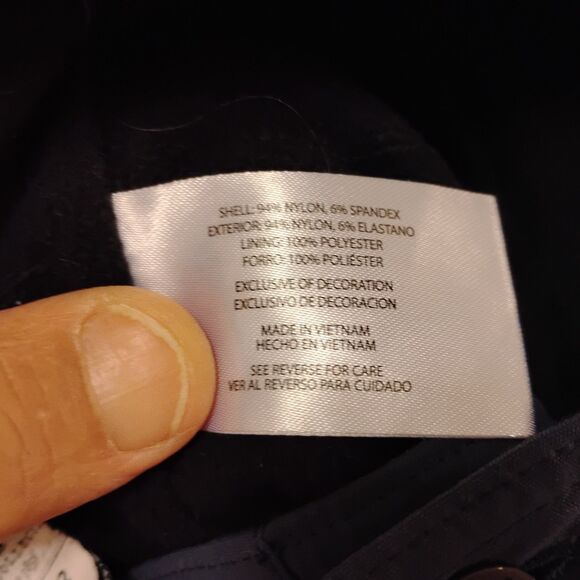 Orvis pants mens 34x32 blue fleece lined hiking straight leg nylon stretch - Picture 8 of 9